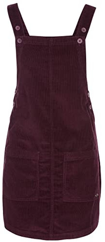 Trespass Womens Pinafore Dress Cotton With Pockets Dungaree Corduroy Twirl