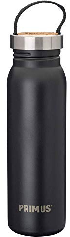 Primus Klunken Edelstahlflasche schwarz 0,7 L