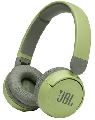JBL Jr310 BT On-Ear Kinder-Kopfhörer - Grün – Kabellose Bluetooth-Ohrhörer mit Headset und Fernbedienung – Ideal für Schule und Freizeit