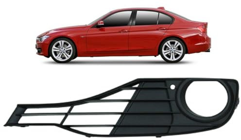 DM Autoteile 113782 Nebelscheinwerfer Gitter Blende links kompatibel für BMW 3er F30 F80 Vorfacelift 2011-2014
