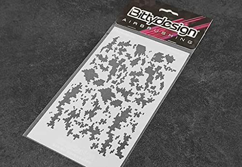 Schablone für Grafikkunst - Camo Digi