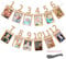 Fotogirlande 1. Geburtstag, Baby Ersten Geburtstag Girlande Foto Banner, Hängende Foto Wanddekoration, Kinder Monatlich Bild Prop für Party Dekor Mädchen/Jungen - Kraftpapier