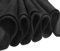 Jtnohx Filz, 1,4 mm dicker Bastelfilz, 90x90cm Filzstoff, Weicher Farbe Filz für Kunst- und Bastelprojekte (Schwarz)