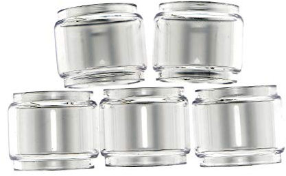 RUIYITECH Ersatz-Glasröhrchen für Smok TFV18 Tank V8 Tank Smoktech Morph 2 Kit, transparent, 5 Stück