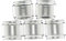 RUIYITECH Ersatz-Glasröhrchen für Smok TFV18 Tank V8 Tank Smoktech Morph 2 Kit, transparent, 5 Stück
