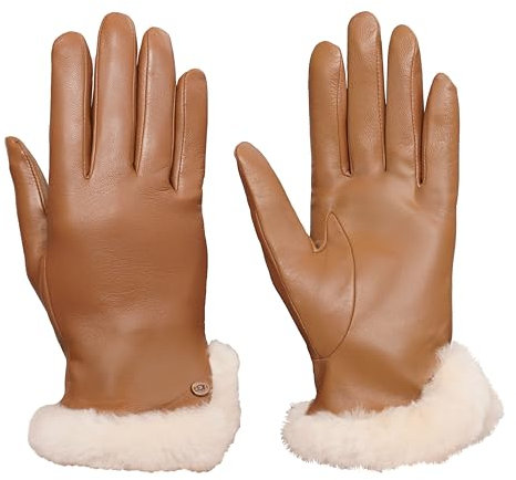 Ugg Damen Gloves, kastanienbraun, M