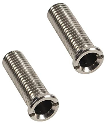 yeenelwboo 2 Pcs Sink Basket Screws Slotting Design Extended Bolts 45mm Stainless Steel Sink Basket Filter Screws for Wash Basin Kitchen Sink