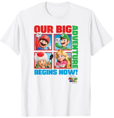 The Super Mario Bros. Movie Big Adventure Poster T-Shirt