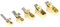 Ferleiss 5-teiliges Holzbearbeitungs-Hobelschneider-Set für Holzbearbeitung, Holzbearbeitungswerkzeuge, gebogene Sohle, Metall, Kupferbauer, Violine, Cello, Holzinstrument