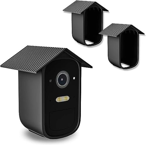 Wasserdichtes Silikon Kamera Schutz 2er Wetterfeste Silikonhülle für EufyCam 2C / 2C Pro UfyCam Silikonhäute Überwachungskamera Schützen UV-Schutz Wetterfester Durable Silicone for eufyCam 2C Camera