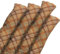 Virsus 4 Paraspifferi con trama SCACCHI per porte e finestre, lunghezza 100 cm, paraspiffero sottoporta universale paravento in tessuto cotone -758 (Sabbia)