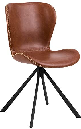 Smuk Esszimmerstuhl Darcy Cognac drehbar