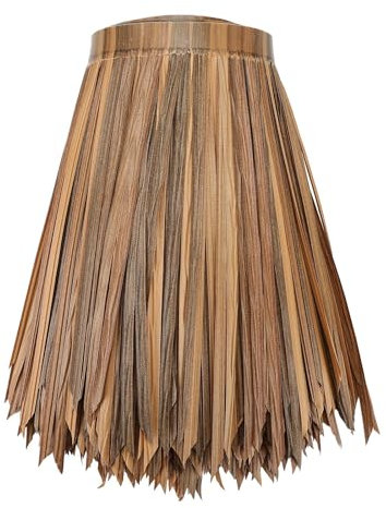 Straws Roof Thatch Panel Palm Thatch Roll Fake Simple Using Multifunction Carpet Grass Skirting Roof for Hut Tiki Bars