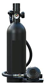ZERAPH Tauchausrüstung, Tauch-Atemschutzmasken-Set, Feuernotfall, 1 Liter Ersatz-Sauerstoffflasche, Unterwasser-Schnorchelausrüstung