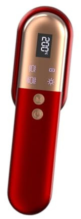Folpus Cepillo alisador de cabello, plancha para el cabello, fácil de transportar, antiescaldaduras, ligero, cepillo para peinar el cabello, multiusos para