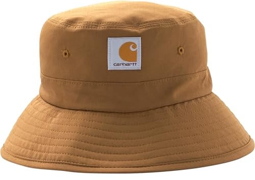 Carhartt Kid's CB9006 Ripstop Camo Bucket Hat, Braun (Carhartt Brown), 4 Jahre