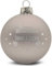 GRAVURZEILE Weihnachtskugel mit Gravur - Unser erstes Weihnachten - Personalisiert mit Namen & Jahr - Festliche Christbaumkugel für Paare als Weihnachtsdeko - Farbe: Beige Matt - Größe: 8 cm