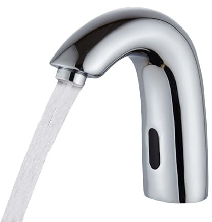 Évier de cuisine à capteur infrarouge, robinet de salle de bain sans contact, mitigeur automatique à capteur