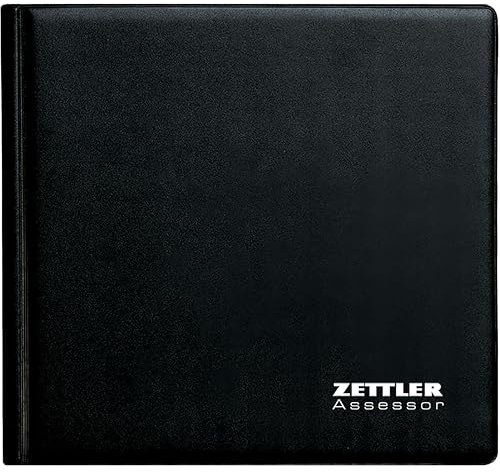 Zettler Wochenbuch Assessor 1W/2S Mappe 2026 – Buchkalender 16 × 15 cm, 1 Woche auf 2 Seiten, Kunststoffmappe mit Notizblock, FSC-zertifiziert