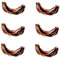 3 Paires De Faux Cils Colorés Exagérés Vêtements Costumes Tenues Cils De Danse Cils De Cosplay Faux Cils Jaunes Didiseaon