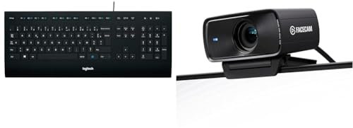 Logitech K280e Pro Clavier & Elgato Facecam MK.2 – Webcam Haut