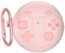 JZ Custodia di progettazione classica del giocatore di gioco senza fili e cablati per Huawei FreeBuds 4/FreeBuds 4e - Copertura protettiva in silicone ecologico con portachiavi -Pink