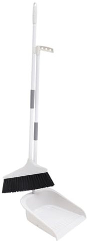 BAZEITFLOW 1Set Long Handle Broom and Dustpan Set Soft Bristle Cleaning Tool for Home Use for Tile and Floors Durable and Practical Dustpan Brush for Efficient Cleaning
