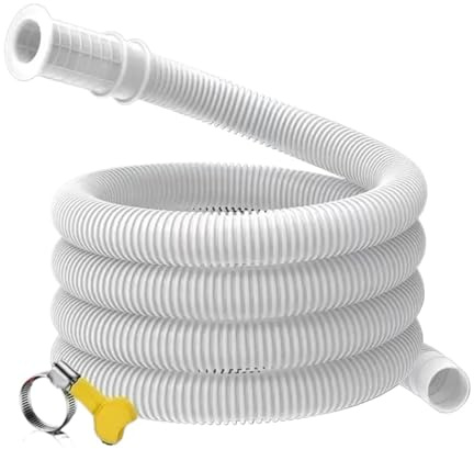 Tuyau d'évacuation en plastique de 1 à 5 m for machine laver, rallonge for climatiseur et robinetterie cuisine(1m)