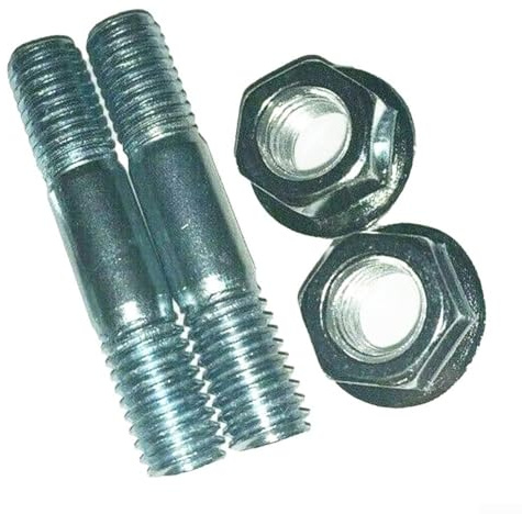 Lot de 4 écrous de barre et boulons pour tronçonneuse SX62 62 cc assurant un montage sécurisé de la barre avec dimensions M8 42 mm