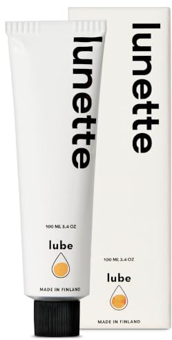 Lunette Water-Based Lube – Personal Lubricant, Easy Clean‑up, 100 ml | pH‑Balanced, Suitable for Condoms, Sex Toys, Menstrual Cups & Discs, Vegan, Made in Finland