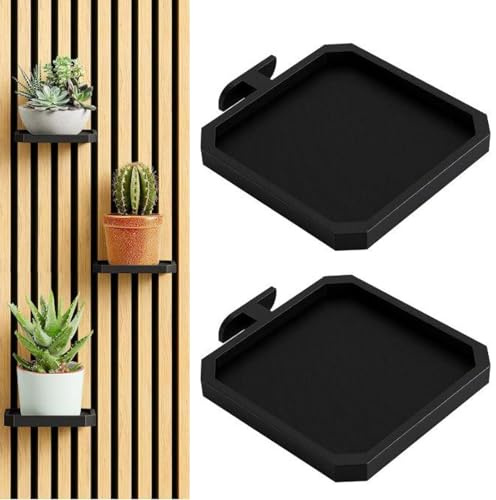 EujRcf 2Pcs Acoustic Wall Panel Shelf, Floating Shelf for Acoustic Panel