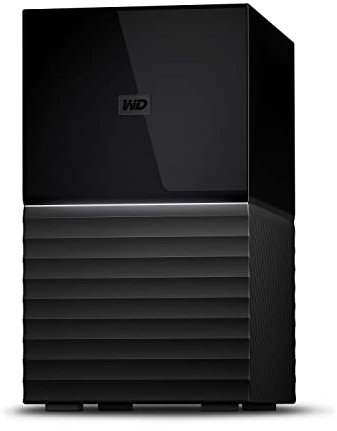 WD My Book Duo 12 TB RAID Desktop-Speicher (Passwortschutz, Sicherungssoftware, Hardwareverschlüsselung, USB 3.0, sofort mit RAID-0 einsatzbereit)