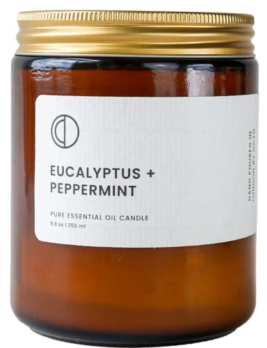 OCTŌ Eukalyptus + Pfefferminze | Duftkerze mit sojawachs und naturreinen ätherischen ölen 250ml