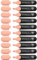 Schneider Job 150 Pastell Textmarker (aus recyceltem Kunststoff, ausgezeichnet mit Der blaue Engel) 10er Pack pfirsich