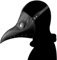 Ulalaza Plague Doctor Mask PU in pelle a naso lungo Bird Beak Steampunk Halloween Cosplay Party Puntelli Costume