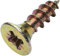 Aerzetix - C45161 - Lot de 100 - Vis à Bois - Ø4.5x16mm - en Acier Laitonné Métal - Tête Fraisée - à Empreinte Cruciforme Pozidriv - Couleur Laitonné