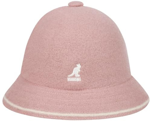 Kangol Unisex Eimer Baskenmütze, Rosa/Weiß (Dusty Rose/Off White), 60