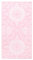 Festnight In- & Outdoor Teppich Outdoorteppich Wetterfest Teppich Balkon Vintage Gartenteppich Balkonteppich Terassenteppich Teppich Indoor Garten Terrasse Rosa 190x290 cm PP