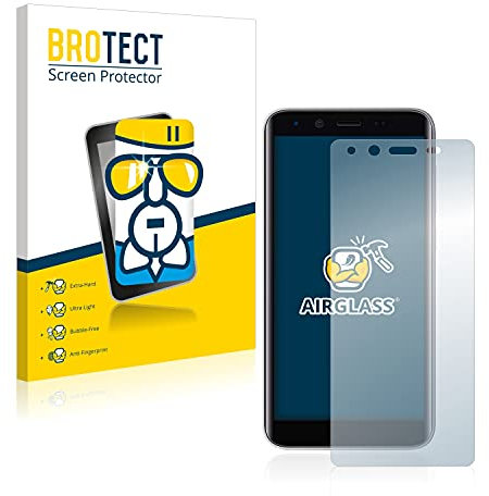 BROTECT Schutzglas für Emporia Smart 3 mini Schutzfolie Made in Germany Panzer Folie Glas Displayschutz [Kratzfest 9H, Anti-Fingerprint,Transparent]
