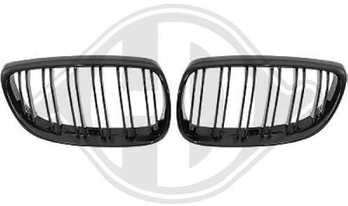 DIEDERICHS 1216741 KÜHLERGRILL KÜHLERGITTER Grill Gitter schwarz glänzend