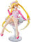 Eamily Maßstabsgetreues Modell Sailor Moon 20th Anniversary Moon Hare Fruit Buffy Ice Cream sitzende Figur 12 cm Augen geschlossen, Sammlerstück Geschenk für Kinder und Anime-Fans