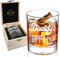 LIGHTEN LIFE Daddy's Sippy Cup Whiskey Glass 340ml,Unique Dad Gift in Valued Wooden Box,Funny Gag Gift for New Dad,Father from Das Daughter Kids for Father's Day,Birthday