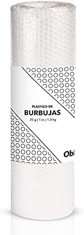 Rouleau Papier Film à bulles - Papier bulle Idéal pour les emballages, déménagements, cartons. (100 cm de large et 50 mètres de long)