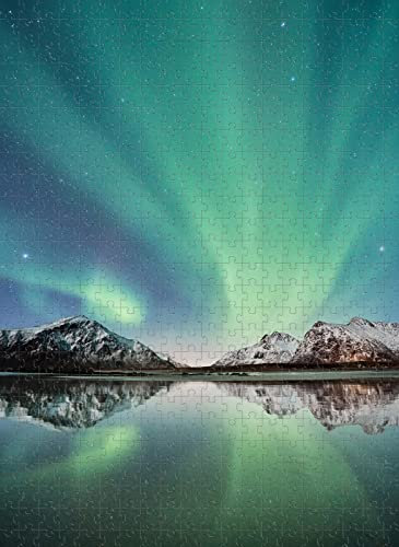 5000 Piece Jigsaw Puzzle For Adults Arctic Night Sky Aurora Jigsaw Puzzle Great For Relaxation And Meditation Educational Game