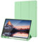 Hülle Kompatibel mit Samsung Galaxy Tab A8 10.5 Zoll 2022/2021, Model SM-X200/SM-X205/SM-X207, Hülle mit Stifthalter, Trifold Ständer Schutzhülle, Auto Schlafen/Wachen for Samsung Tab A8, Matcha-Grün