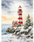 wadafen 5D DIY Full Drill Diamond Painting Bilder,Leuchtturm Diamant Malerei Kits, Diamond Painting Set für Erwachsene,Kinder Stickerei Kreuzstich Set,für Wohnzimmer Schlafzimmer Büro Wand