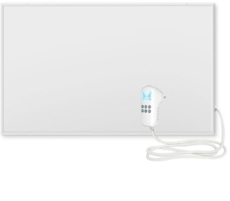 EVOKOR Infrarotheizung mit Thermostat - 850W - Infrarot Wandheizung - Wandmontage mit Überhitzungsschutz - Heizplatte Heizkörper Heizpaneel - 1220 * 770mm