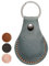 LEDERTRAUM Airtag Anhänger ECHT-Leder in rosa, Schlüsselanhänger aus Leder, Airtag Hülle kompatibel mit Apple, Schlüsselanhänger Leder (türkis)