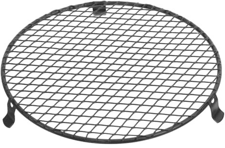 Amosfun Reptile Enclosure Heat Lamp Cover Mesh Guard Iron Mesh Safety Shield for BBQ Heat Lamp 5.5-inch Size Prevents Burns