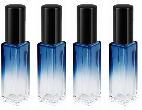 Gebrazy Spruzzatore per profumo, 4 nebulizzatori per profumi, ricaricabili, 10 ml, nebulizzatore portatile, ricaricabile, vuoto, nebulizzatore per profumo, spray per profumi, per uomini e viaggi